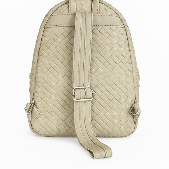 London Fog Broadway Double Compartment Woven Sling · Stone